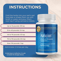 Organic herbal powder from Halscion emphasizes premium ingredients and GMP standards.