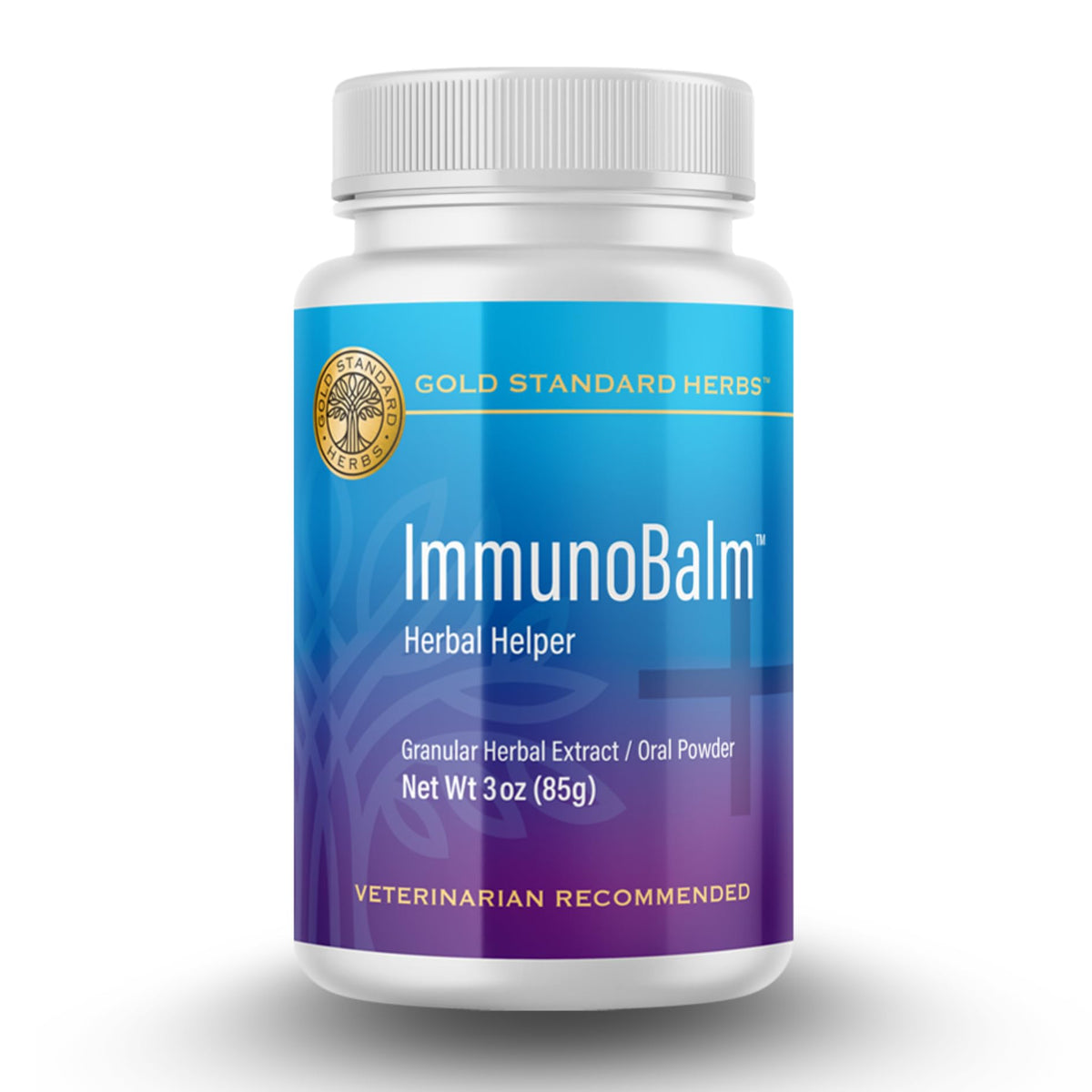 Gold Standard Herbs ImmunoBalm powder tub for easy at home use to support skin comfort.
