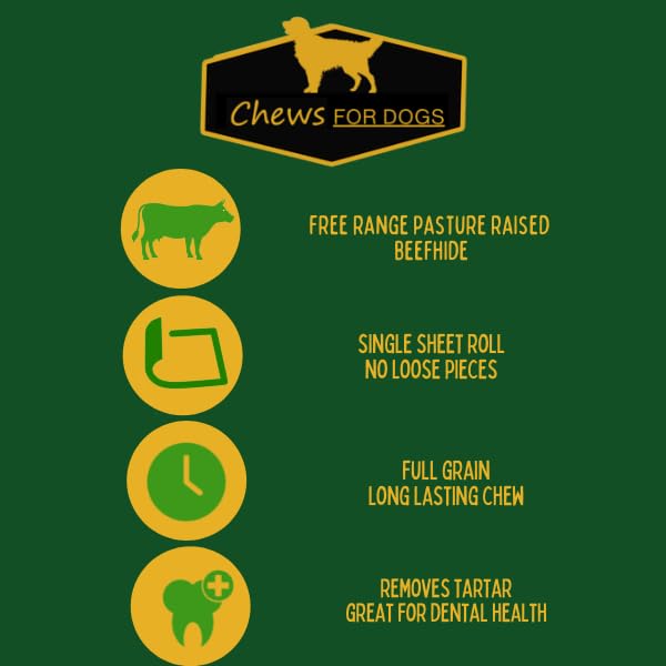 GOLDEN Chews handcrafted chews with natural variations in color and size resemble a real treat.