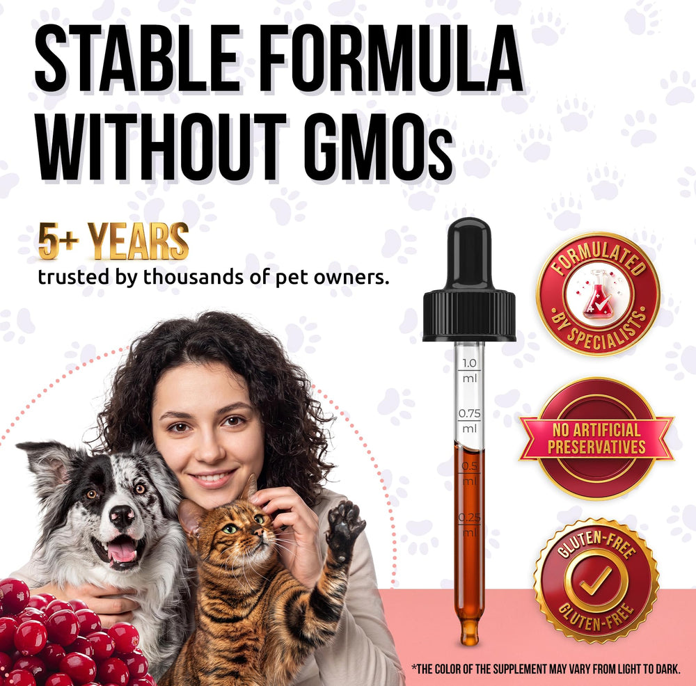 Golden Paw liquid multivitamin dog drops dosing for easy daily use.