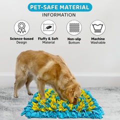 Golden Pup Enrichment Snuffle Mat fabric close-up for durability.