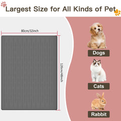 Goldleaf silicone dog and cat feeding mat makes cleanup quick after meals