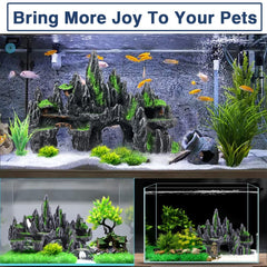 GOLOMOZ mountain peaks detail provides hiding spots for fish and shrimp