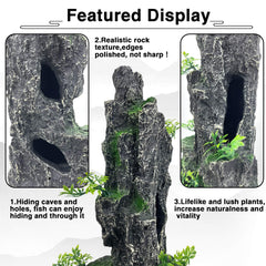 GOLOMOZ rock ornament is easy to clean and low maintenance.