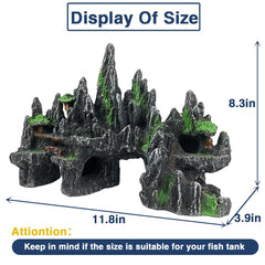 GOLOMOZ terrarium and large tank compatible ornament boosts visual appeal