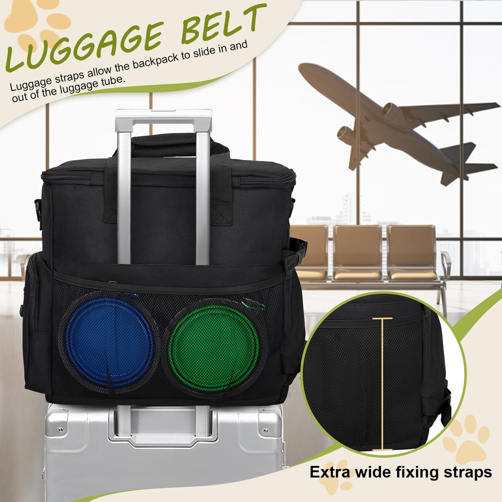 Goloni durable Oxford fabric bag demonstrates water-resistant protection on outdoor trips.