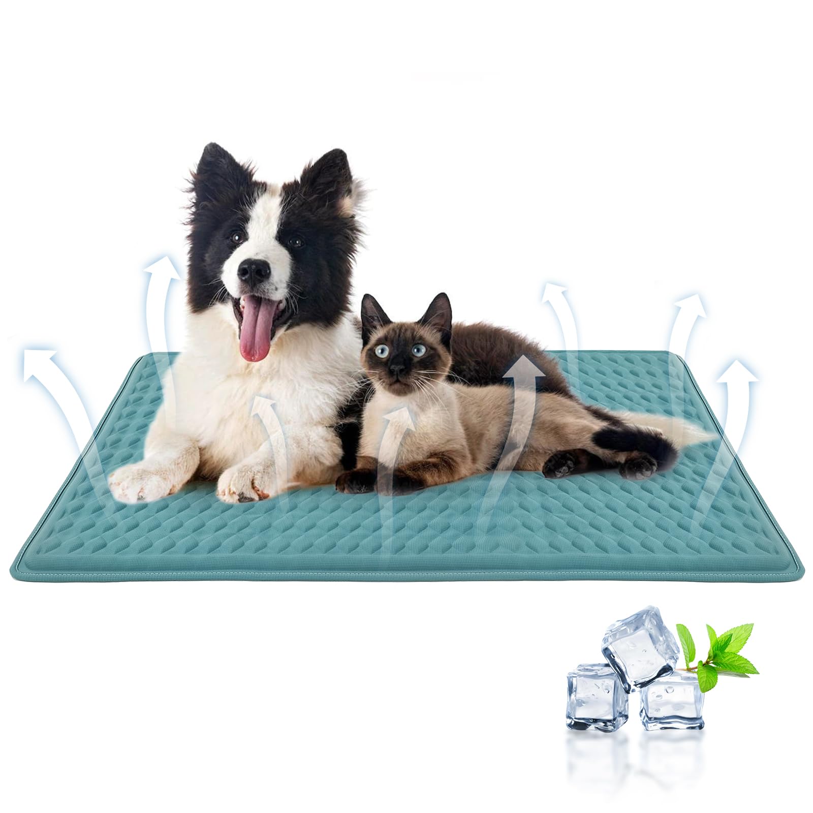 GOLOPET cooling mat top surface with ice fabric for a refreshing touch