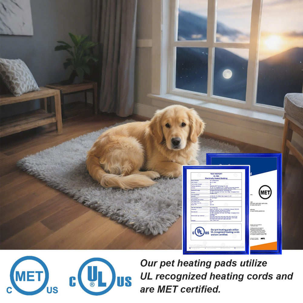 GOLOPET dog heating pad eight-layer safety structure enhances protection.