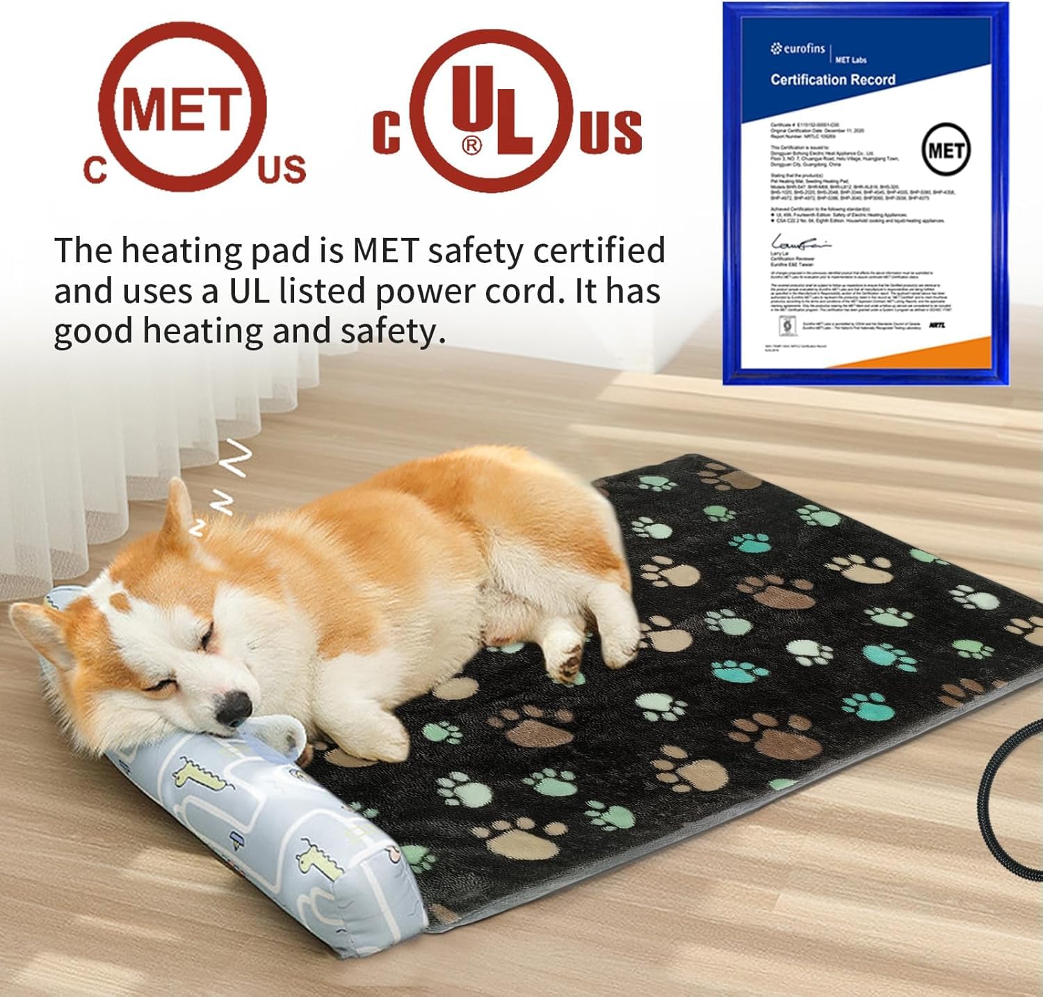 GOLOPET plush fabric cover adds cozy comfort for pets