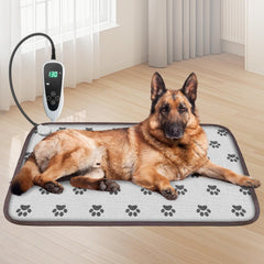 GOLOPET large dog heating pad 34x21 inch top view showing generous warmth area