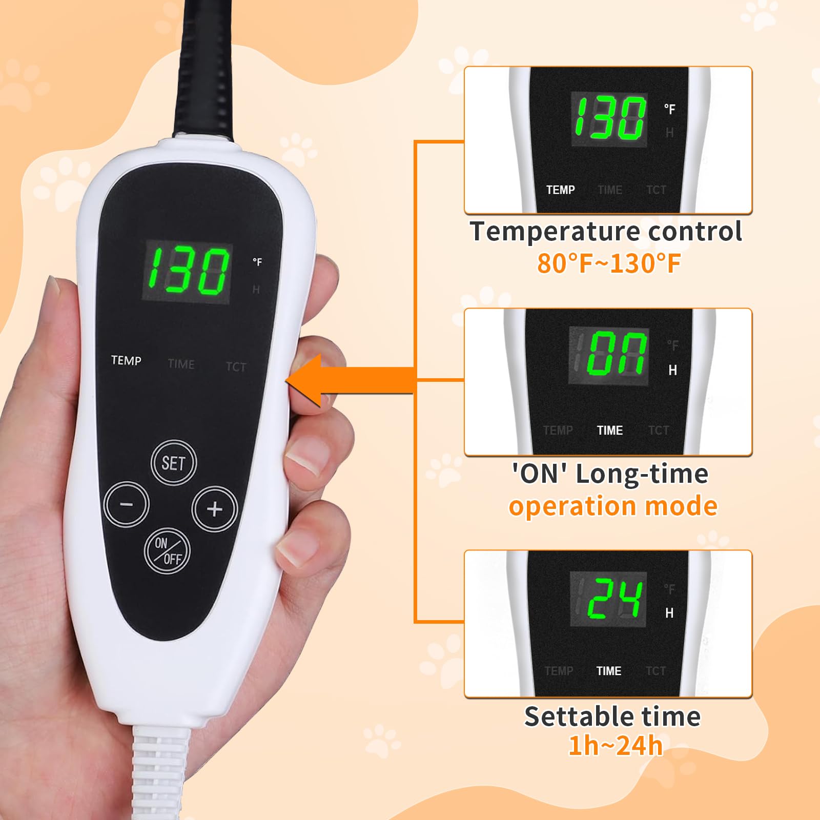 GOLOPET apricot plush cover adds cozy warmth and softness