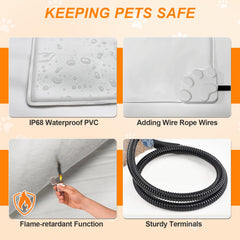 GOLOPET waterproof shell protects pad from spills and moisture