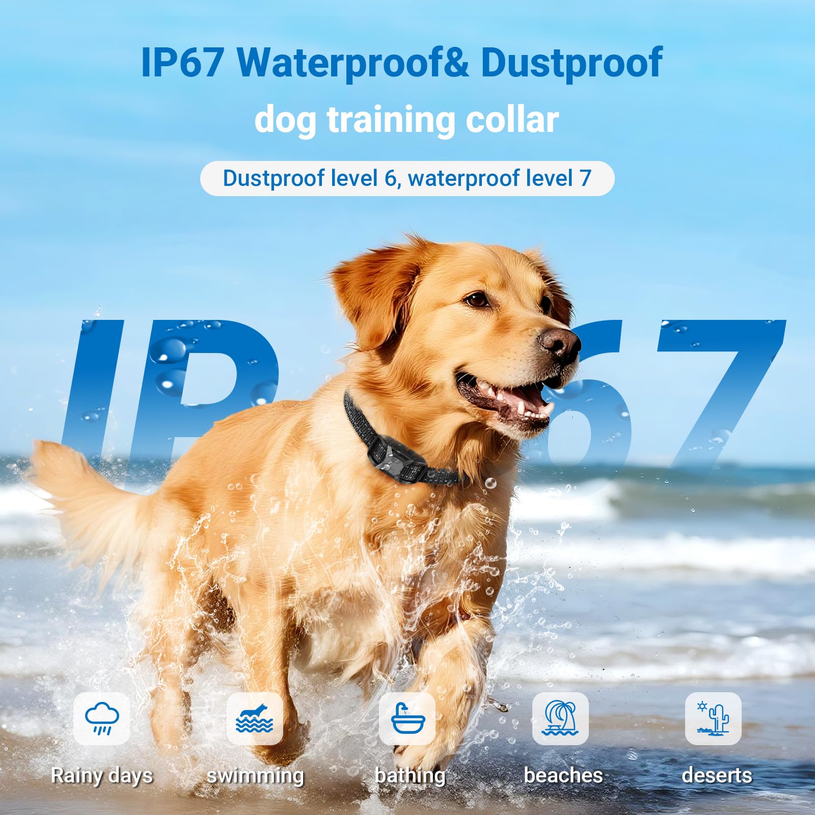 Gomehone IP67 waterproof design withstands rain and splashes.