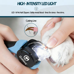 Gonicc built-in LED close-up enhances precise visibility for gentle trims.