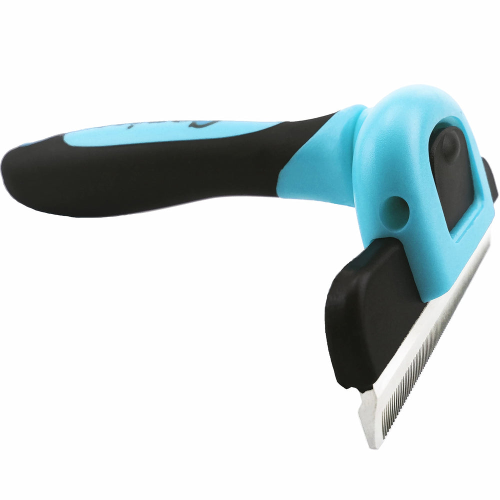 Gonicc PDT-1001 blue ergonomic handle in use for comfortable grooming sessions
