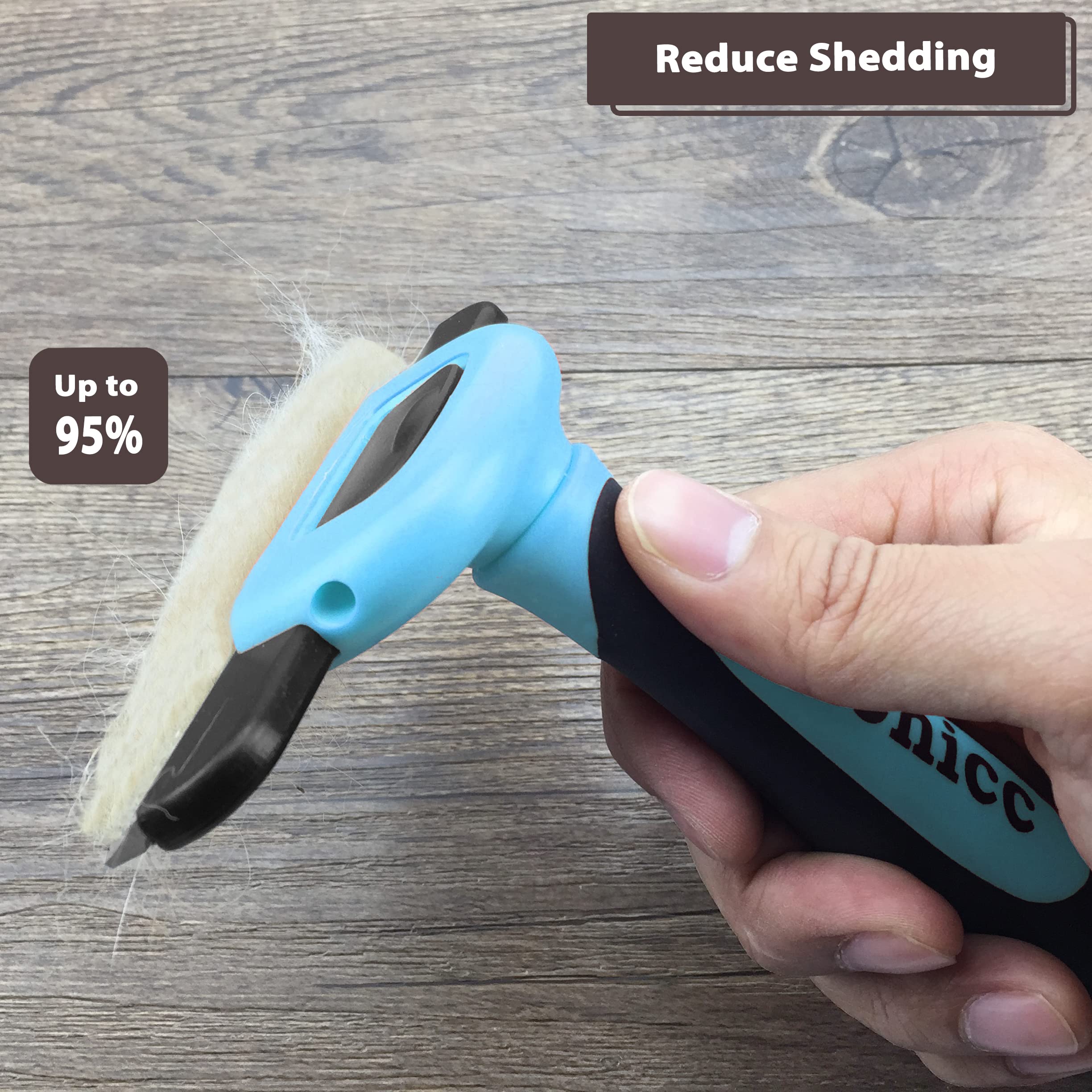 Gonicc PDT-1001 cleaning button aids quick head detachment for cleaning.