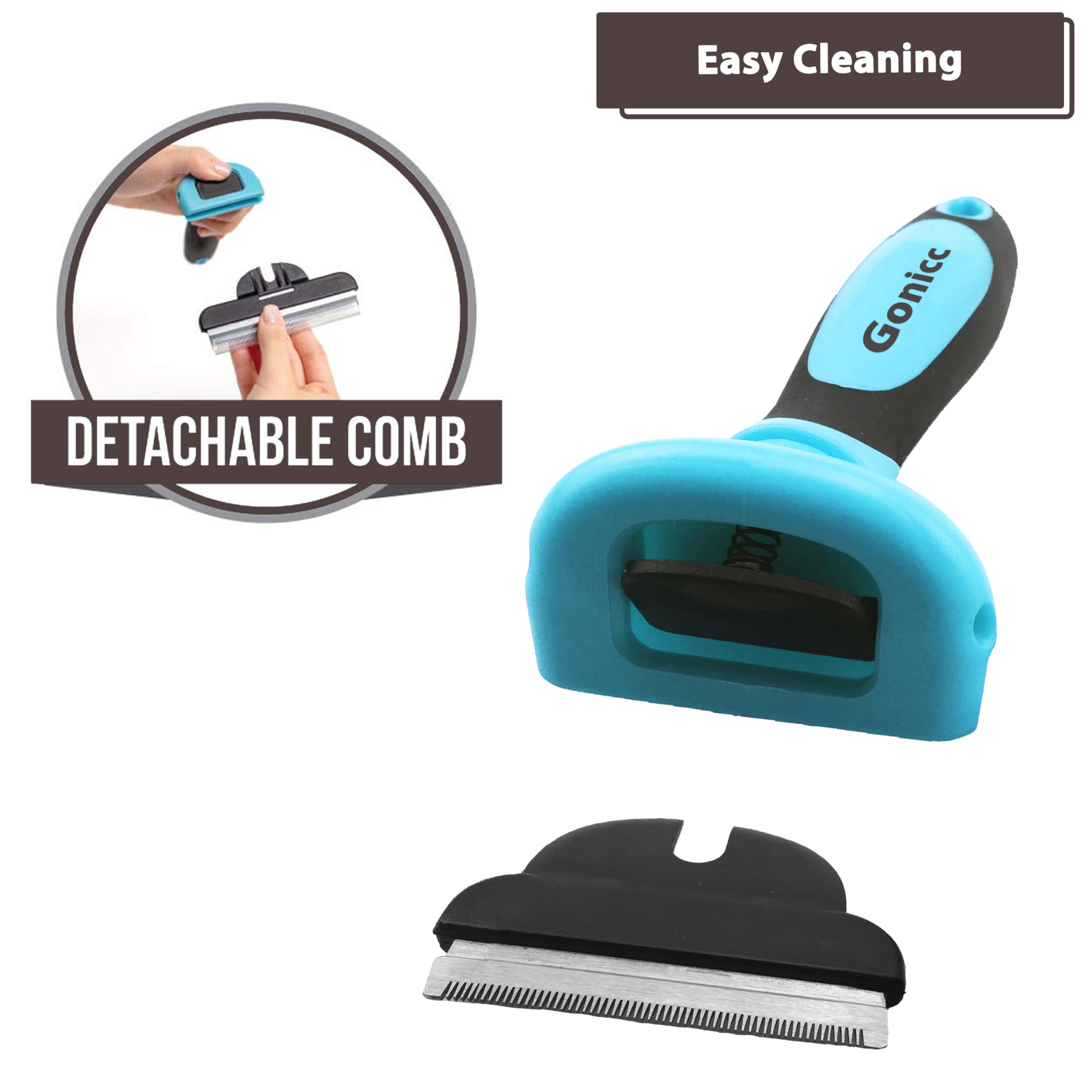 Gonicc PDT-1001 eyelet storage allows easy hanging after grooming.