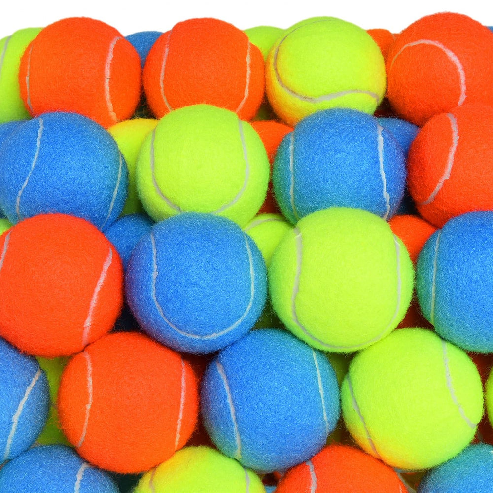 Gonioa 2.5-inch tennis ball in bright yellow for easy dog fetch