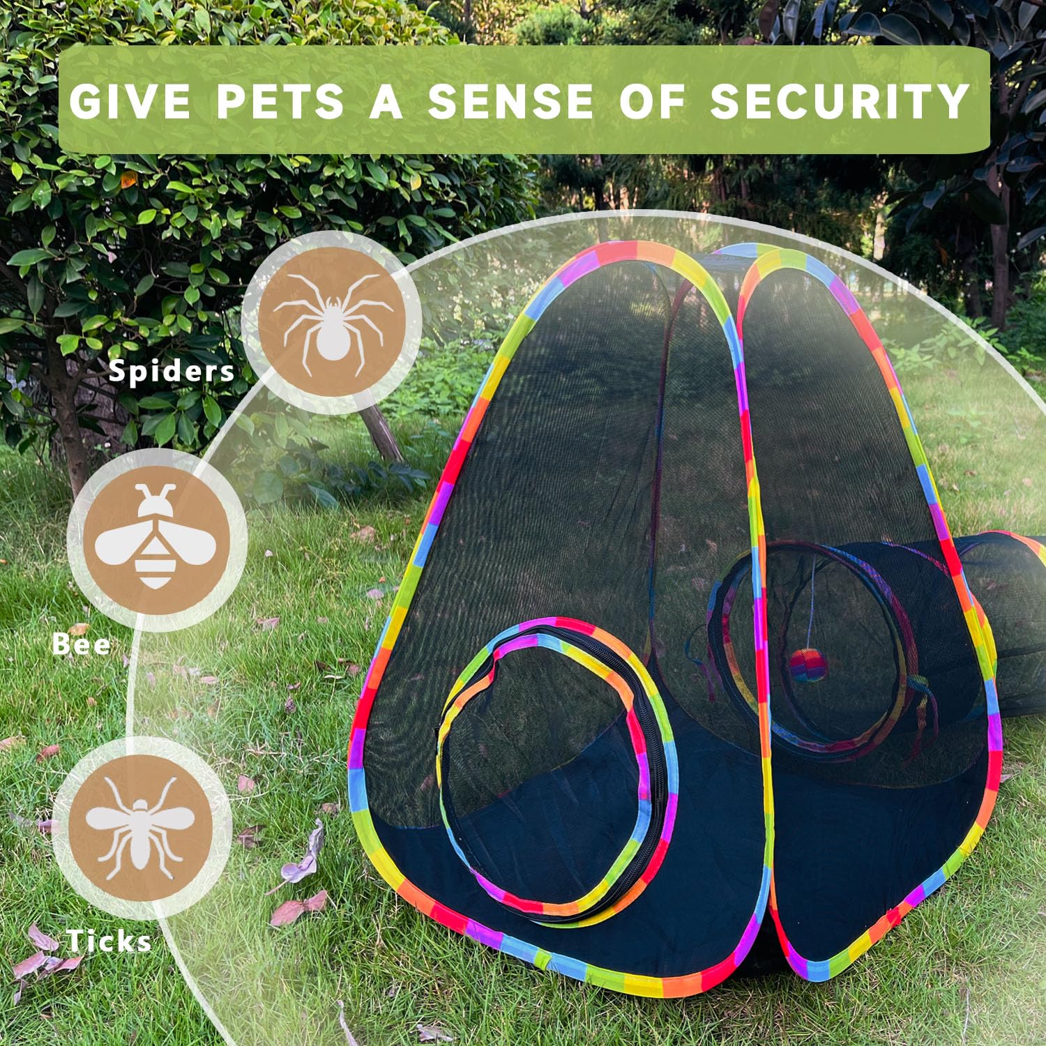 GONPETGP cat tunnel connection demonstrates linked play path