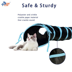 GONPETGP durable, tear-resistant polyester tunnel with easy-to-use steel frame.