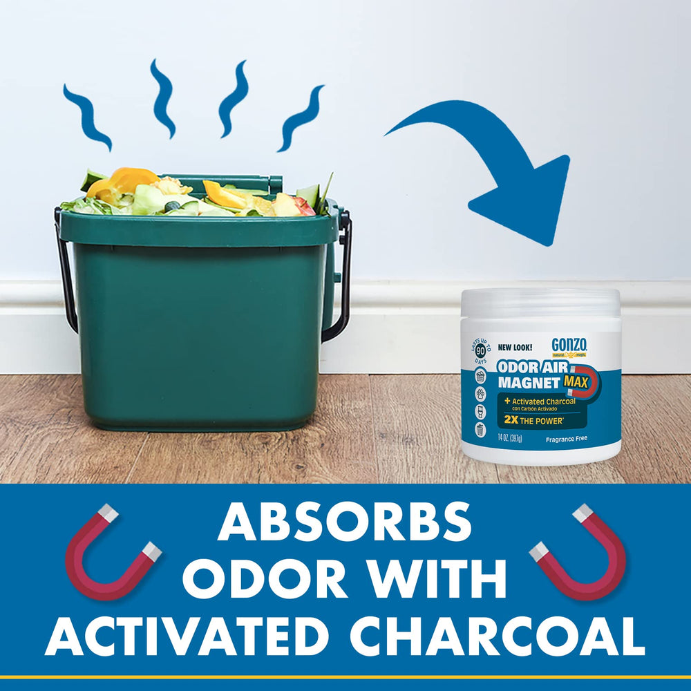 Gonzo Odor Air-Magnet easy placement near problem areas.