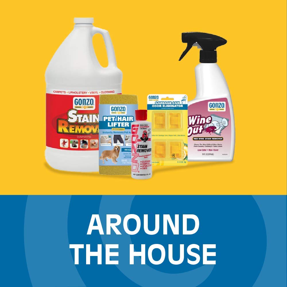 Gonzo Pet Hair Remover two-pack uses all-natural materials for residue-free cleaning.