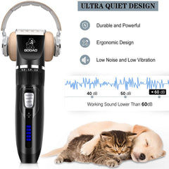 Gooad clippers operating quietly to ease pets during grooming