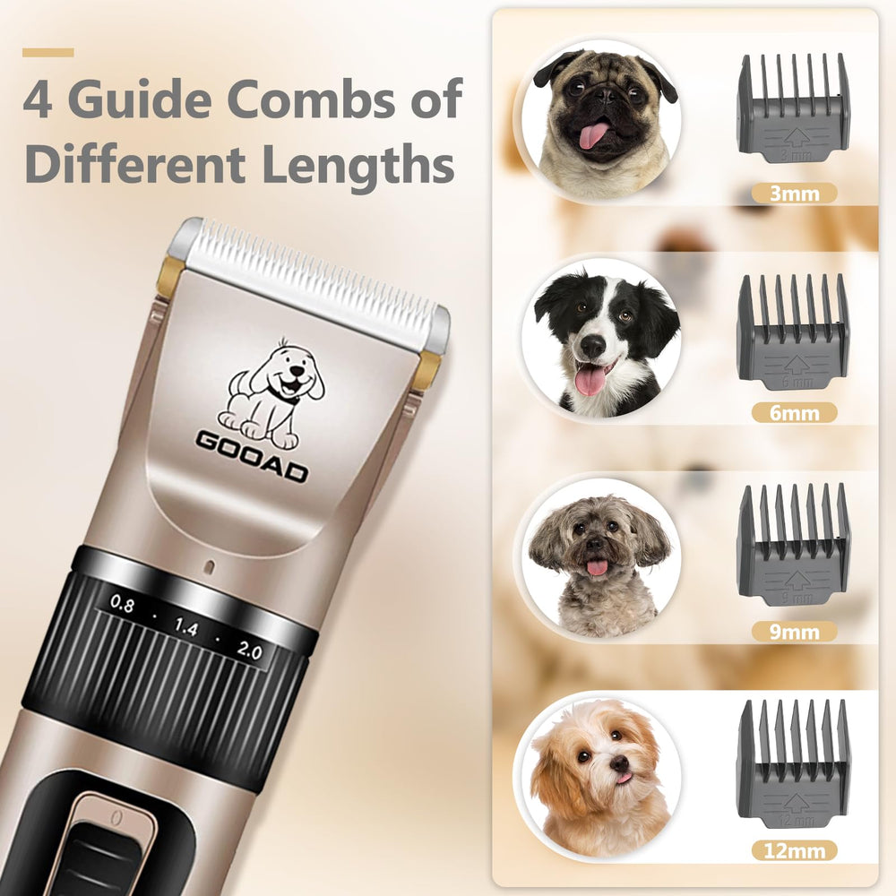 Gooad rechargeable battery and USB charging for cordless convenience.