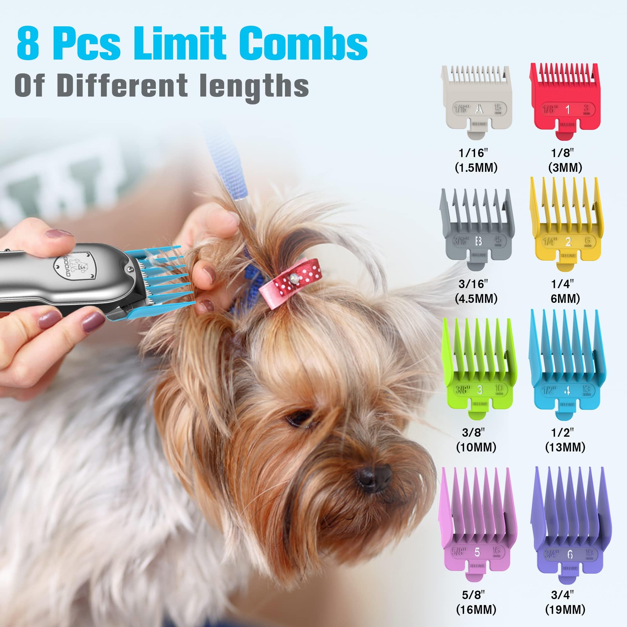 Gooad dog clippers rounded‑tip blades minimize skin irritation
