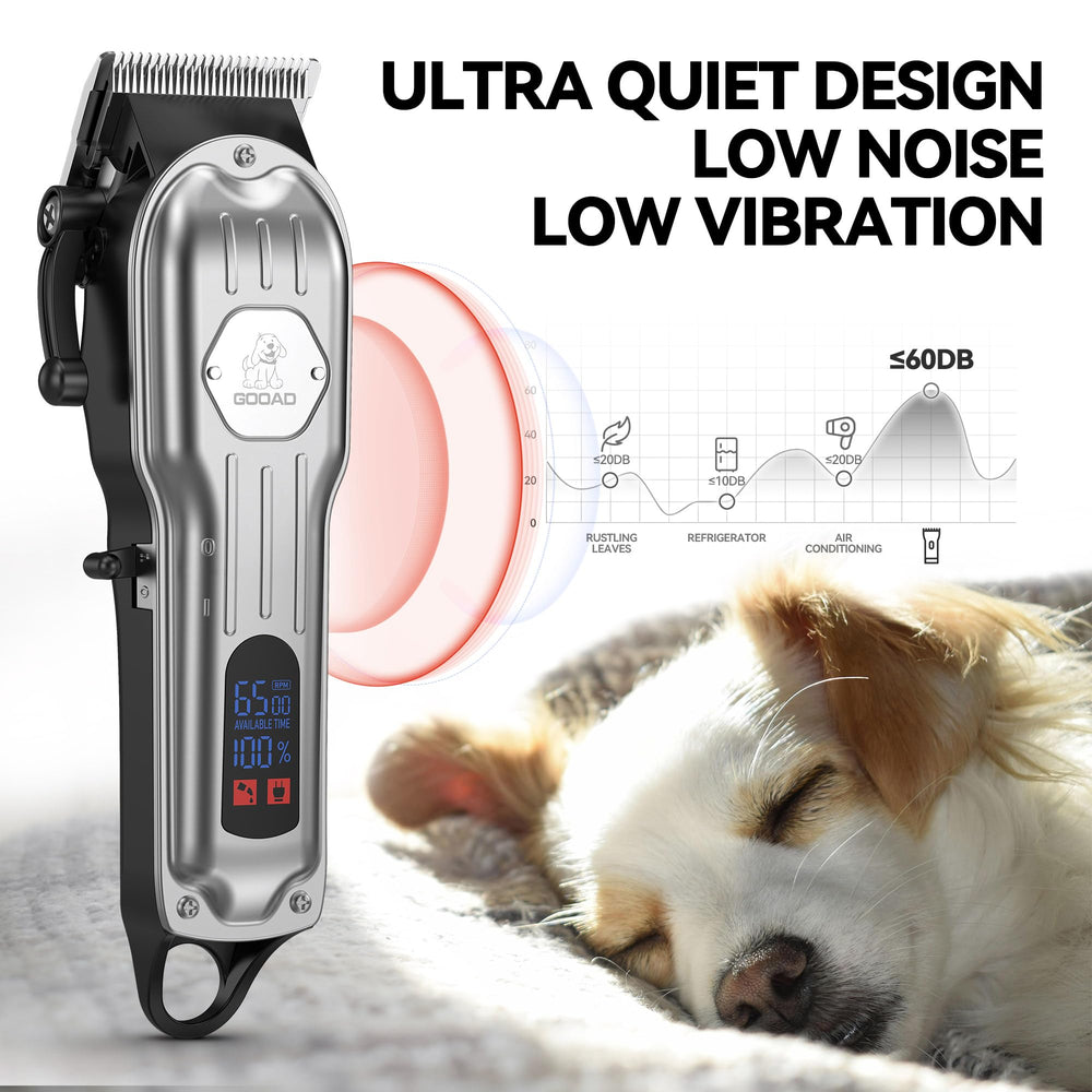 Gooad removable blade allows swift blade changes during grooming sessions.