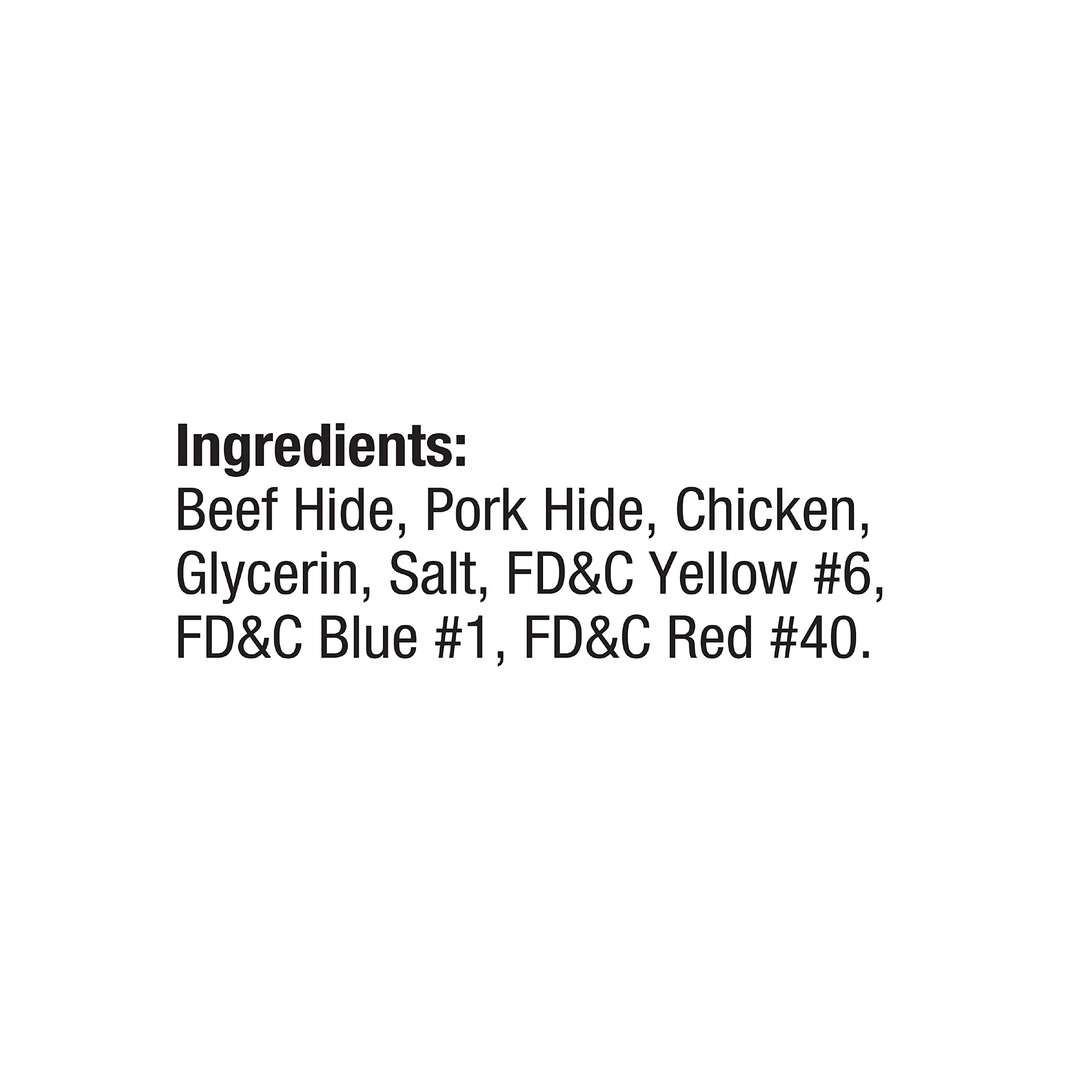 Good 'N' Fun Triple Flavor Twists dog-chewing action; engaging texture.