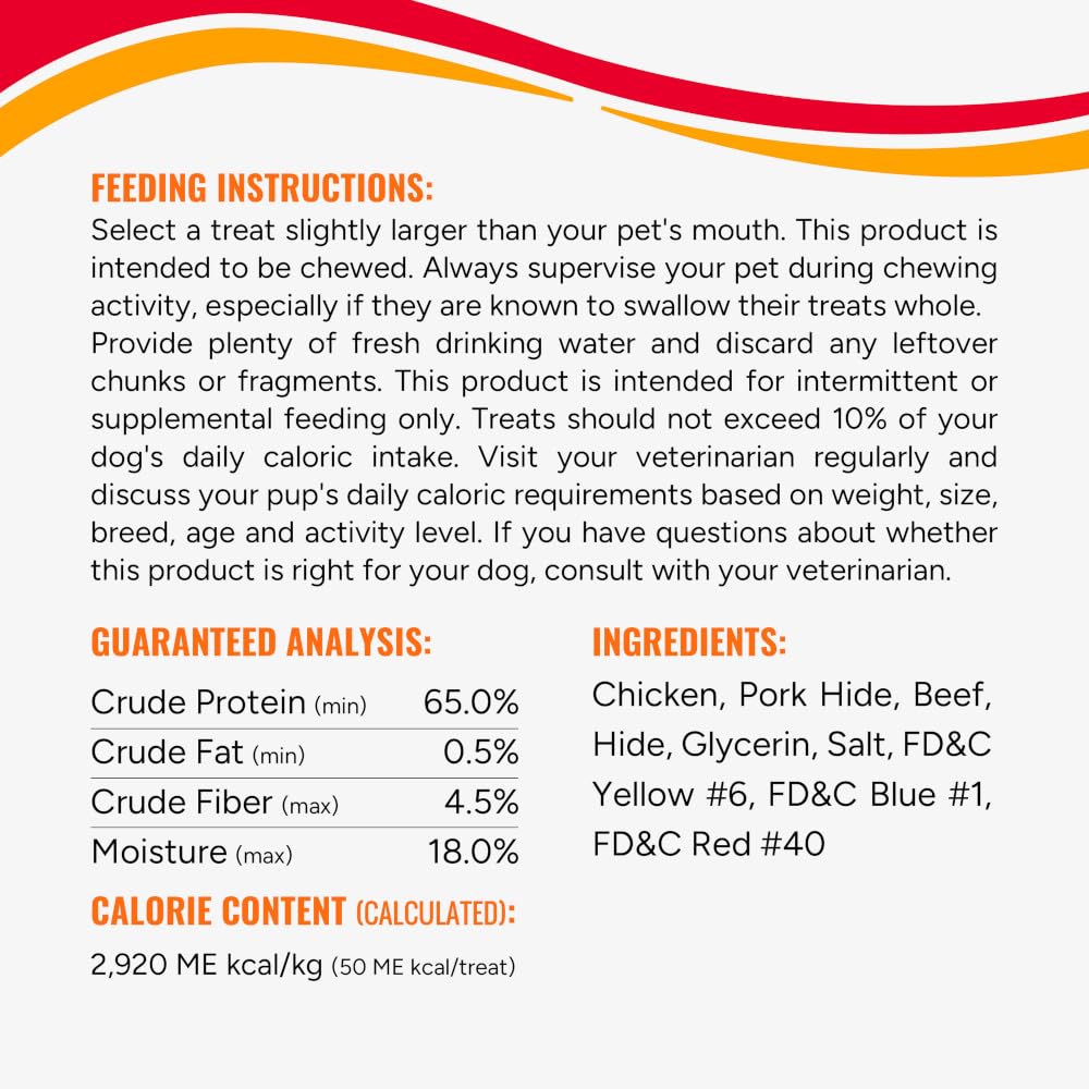 GOOD 'N' FUN triple flavor wings chews ready-to-serve bowl presentation.