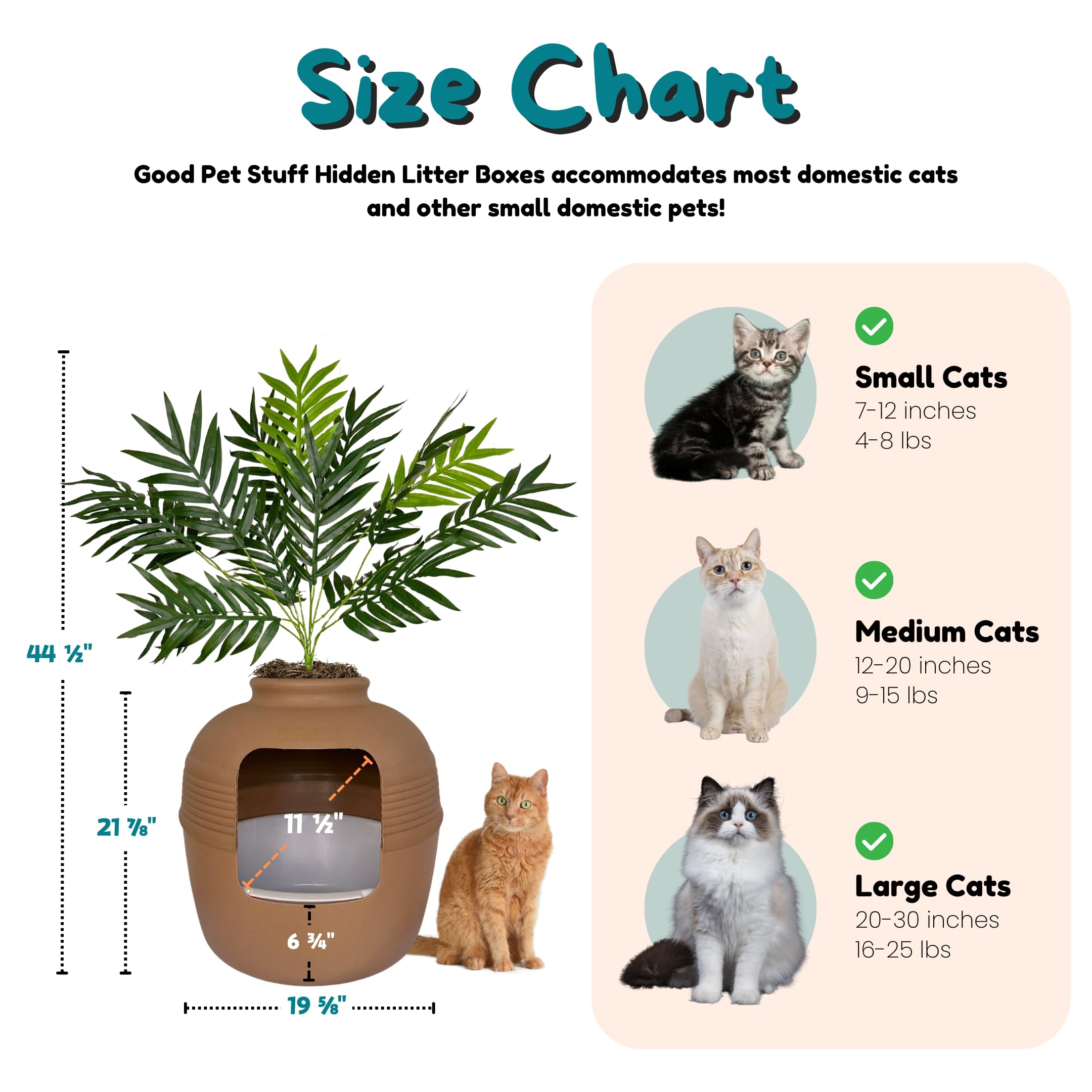 Good Pet Stuff carbon-filter odor control helps contain smells.