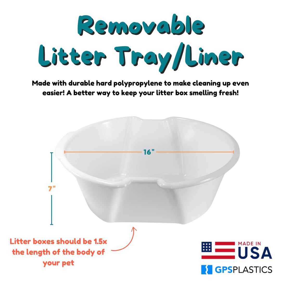 Good Pet Stuff Hidden Litter Box Planter—faux palm plant included, elevating home décor while concealing litter