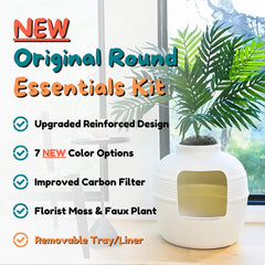 Good Pet Stuff Hidden Litter Box Planter removable liner showcasing easy cleaning