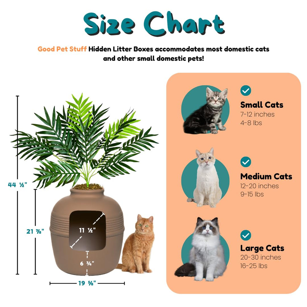 Good Pet Stuff open top for quick scooping and easy cleaning.