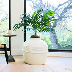 Good Pet Stuff Hidden Litter Box Planter top view highlights seamless round silhouette