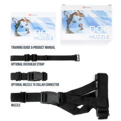 GoodBoy Gentle Muzzle Guard secure connection strap for a snug, escape resistant fit.