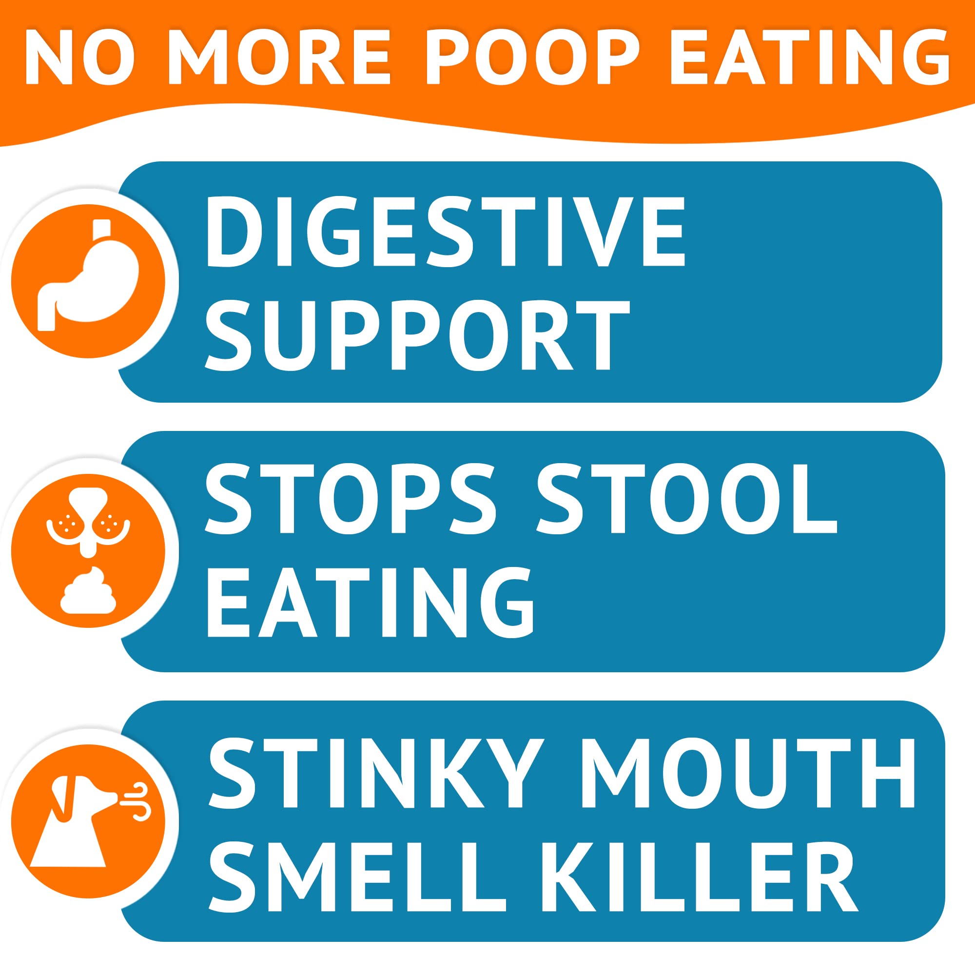 GOODGROWLIES Chew No Poo chicken-flavor treats support digestion and breath freshness.