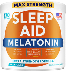 GOODGROWLIES melatonin dog chews bottle promotes calmer nights for anxious dogs