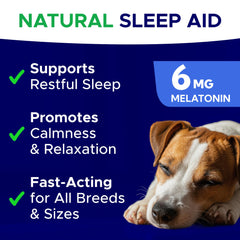 GOODGROWLIES melatonin dog chews close-up shows texture for sleep