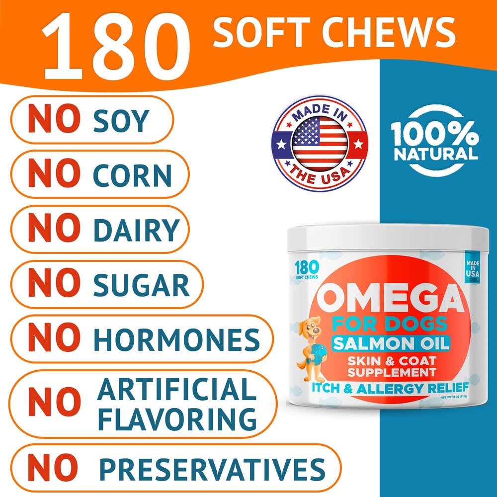 GOODGROWLIES EPA DHA dogs image highlights heart and skin wellness benefits.