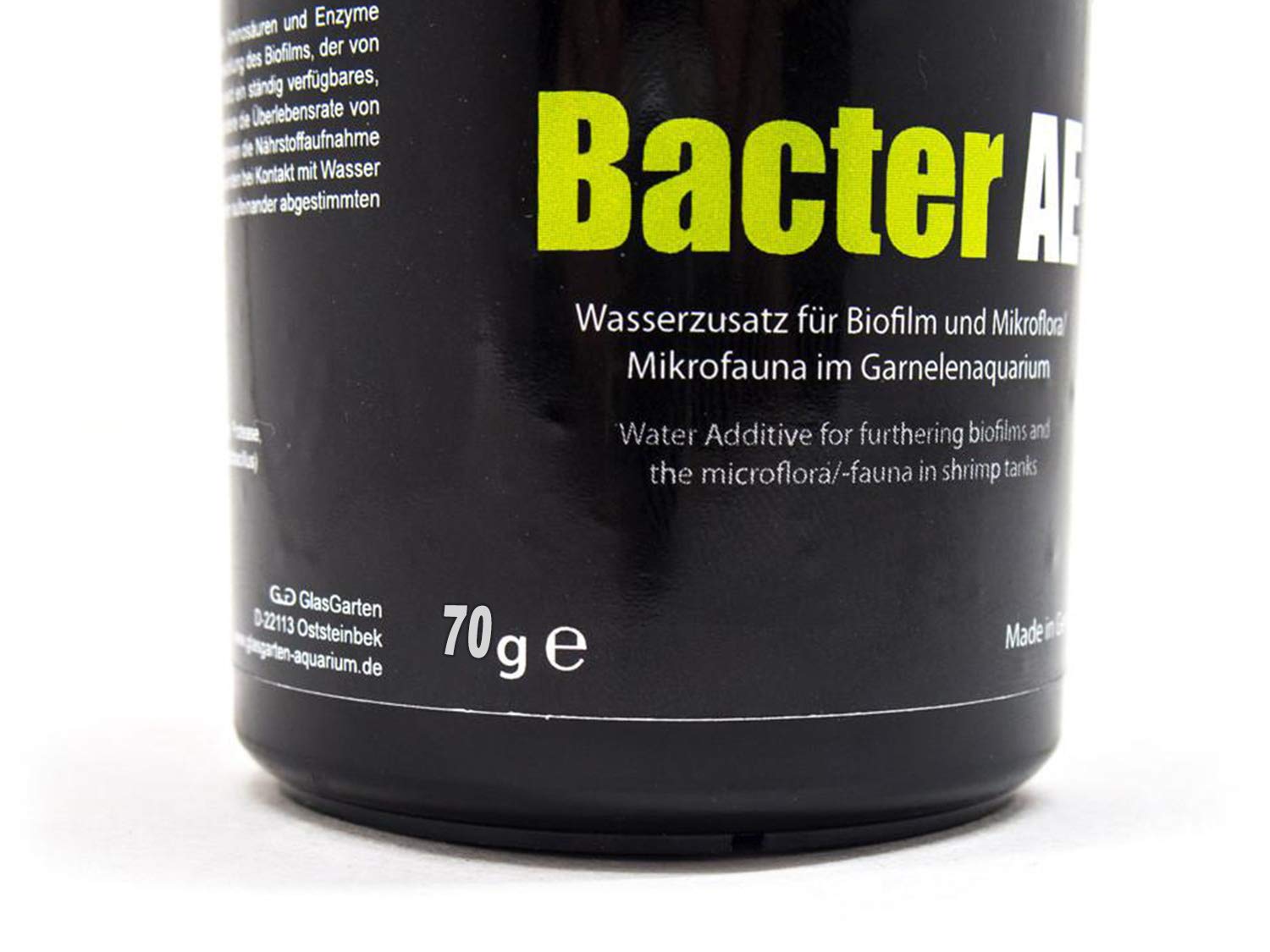 Shrimp-friendly water scene with probiotic additive by GoodGrowlies for healthier habitats