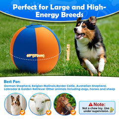 Goodleben Herding Ball inflatable inner ball for responsive chasing sessions.