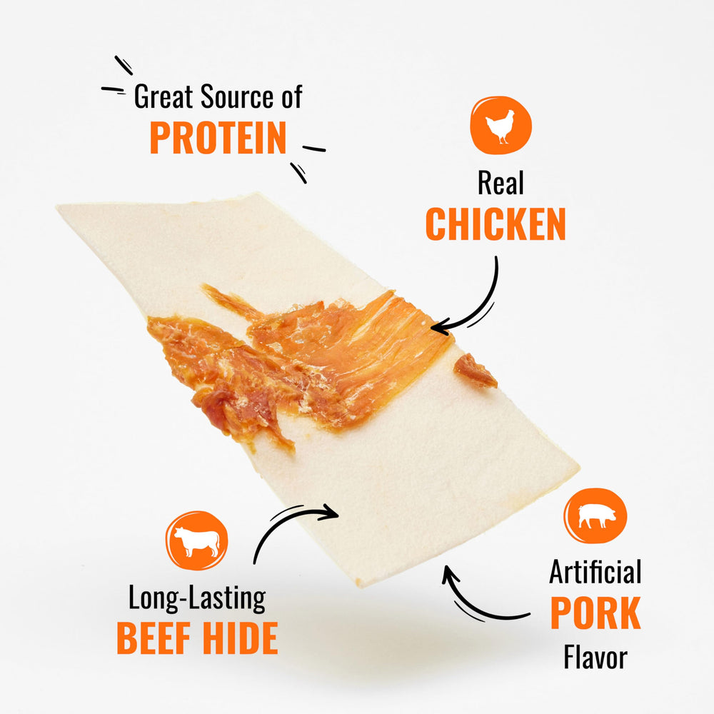 GOOD 'N' FUN triple flavor chips with pork-flavor note for variety