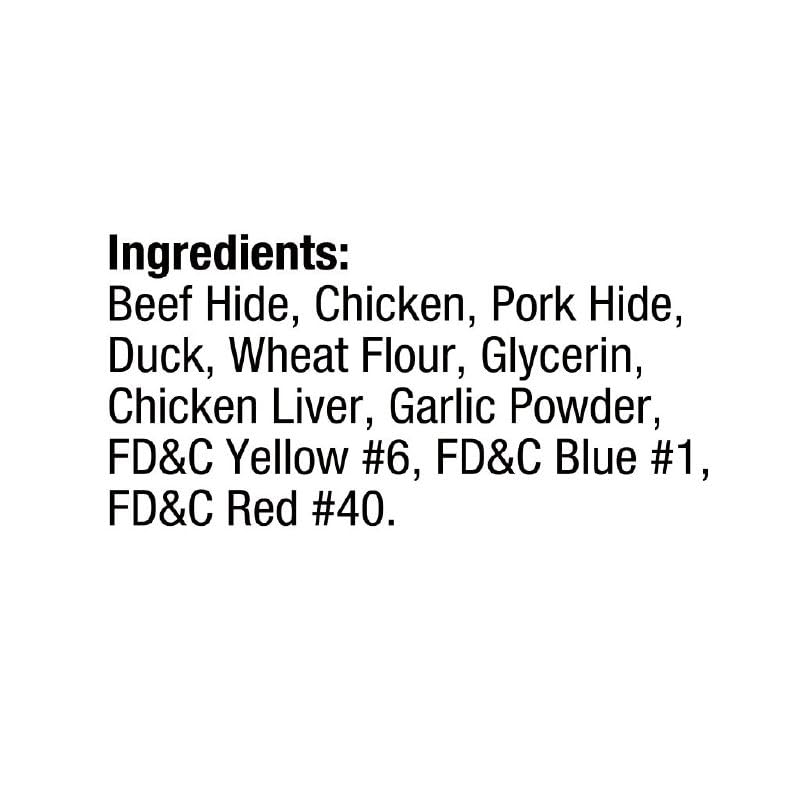 GOOD 'N' FUN Triple Flavor Kabobs duck flavor close-up for dogs.