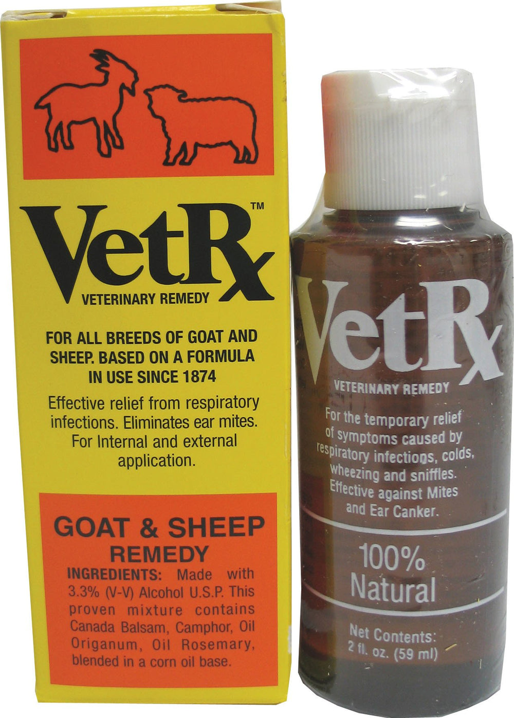 Goodwinol Vetrx Goat and Sheep Remedy bottle pour for farm use