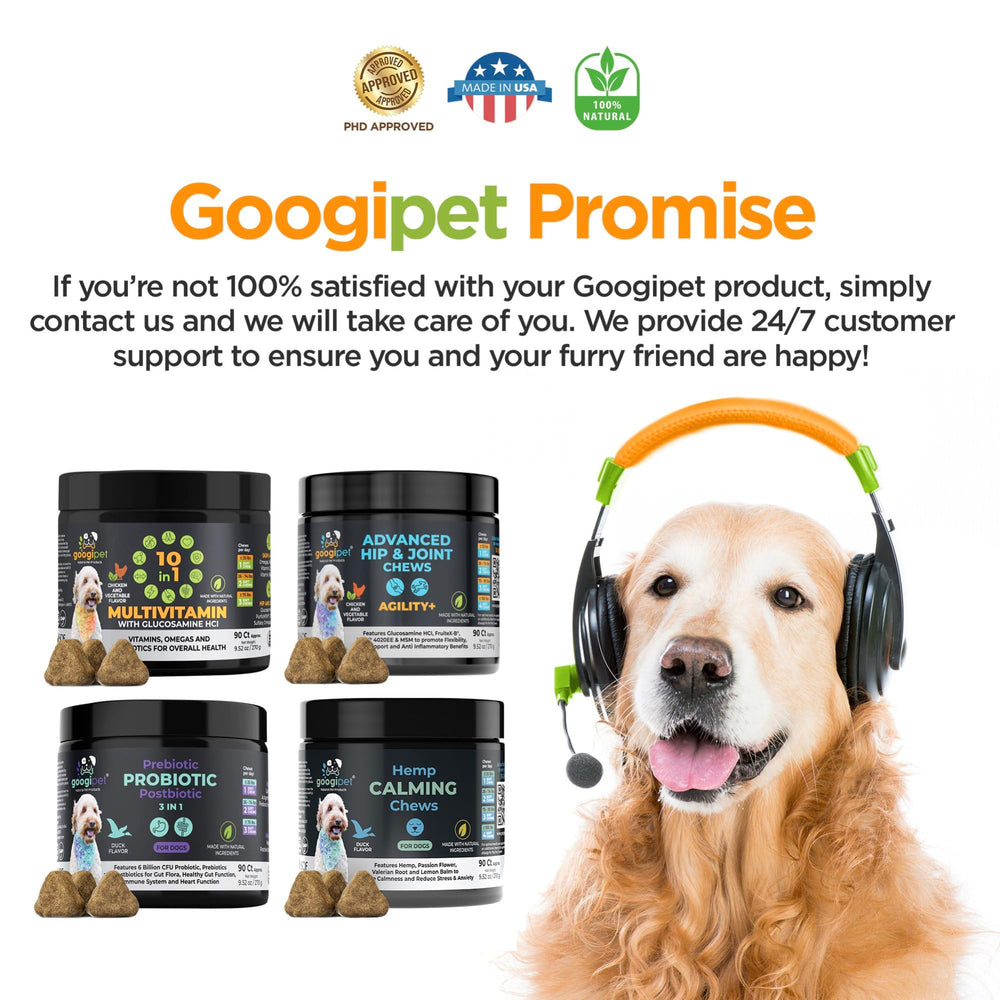 Googipet NASC certified seal confirms strict quality standards