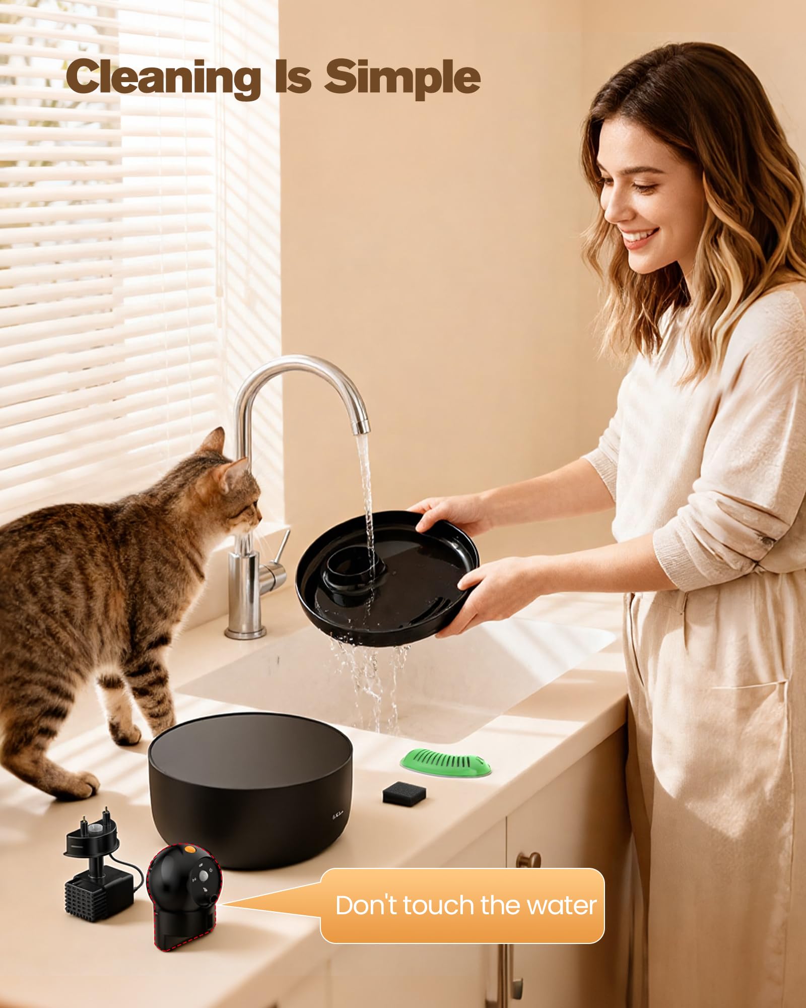 GOOIFUN BPA-free materials ensure safe sipping for pets
