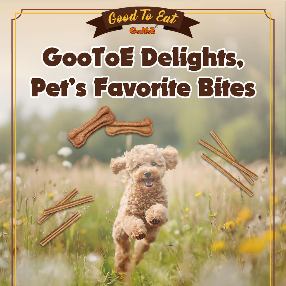 Gootoe Buffalo Bites supports coat and skin health with essential nutrients.